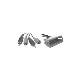 FAISCEAU AUTORADIO RCA VERS MINI ISO AMPLI ORIGINE