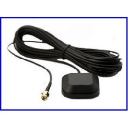 ANTENNE GPS MINI MAGNETIQUE AMPLIFIE 3.5M RG174 SMB FEMELLE VDO