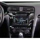 Kit integration 2 DIN VOLKSWAGEN GOLF 7 2013- NOIR LAQUE