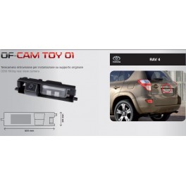 CAMERA DE RECUL INTEGREE DANS ECLAIRAGE PLAQUE TOYOTA RAV 4