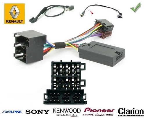 Commande Au Volant Pour Peugeot 206 Plus (2009+) - Compatible Autoradio Alpine - Neuf SILIM