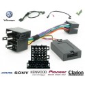 COMMANDE VOLANT Volkswagen Passat 2005-2010 FAKRA AVEC AMPLI DYNAUDIO - complet avec faisceau specifique