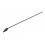 ANTENNE MONTANT DE PARE BRISE NOIRE 3 BRINS 2 POINTS DE FIXATION LONG1M