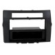 FACADE AUTORADIO TOYOTA COROLLA VERSO 2005-2009 NOIR DOUBLE ISO AVEC VIDE POCHE