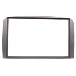 FACADE AUTORADIO DOUBLE DIN ALFAROMEO 147 12/2000-2010 (Type 937) GT GRIS FONCE