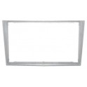 FACADE AUTORADIO DOUBLE DIN OPEL ASTRA H 2004- ARGENT MAT