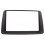 FACADE AUTORADIO DOUBLE DIN FIAT PANDA 2003-