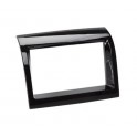 FACADE AUTORADIO DOUBLE DIN PEUGEOT BOXER 2011- noir laque