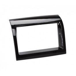 FACADE AUTORADIO DOUBLE DIN PEUGEOT BOXER 2011- noir laque