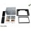 Kit integration 2 DIN IVECO DAILY 2012- GRIS METAL