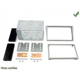 Kit integration 2 DIN OPEL COMBI 2003- ARGENT