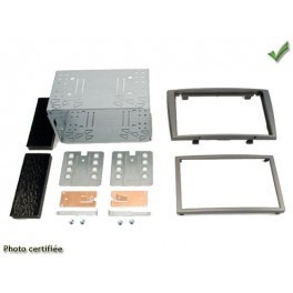 Kit integration 2 DIN PEUGEOT 308 2007- GRIS FONCE