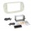 Kit integration 2 DIN FIAT 500 2007-2012 GRIS PEARL