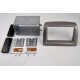 Kit integration 2 DIN LANCIA YPSILON 2007 GRIS CLAIR ARGENT