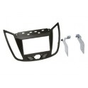 Kit integration 2 DIN FORD CMAX 2011- MARRON