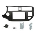 Kit integration 2 DIN KIA RIO 2011-2015 AVEC bouton airbag passager