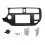 Kit integration 2 DIN KIA RIO 2011-2015 AVEC bouton airbag passager