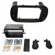 Kit integration 2 DIN FIAT 500 2007-2015 NOIR MAT