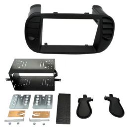 Kit integration 2 DIN FIAT 500 2007-2015 NOIR MAT