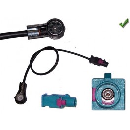 ADAPTATEUR D ANTENNE HYUNDAI 2008 ET + KIA 2007 ET + DIN