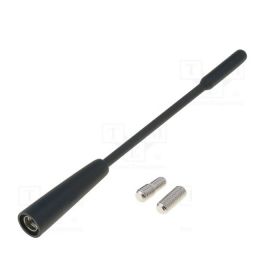 BRIN ANTENNE AUTORADIO 14cm COURTE SOUPLE DIAMETRE 5 OU 6MM...