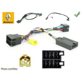 COMMANDE VOLANT Renault Clio 2005 2009 UPDATE LIST ISO - complet avec faisceau specifique