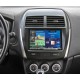 Kit integration 2 DIN MITSUBISHI ASX 2010- SANS NAVIGATION avec emplacement Warning