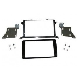 Kit integration 2 DIN PEUGEOT 4008 2012- NOIR LAQUE